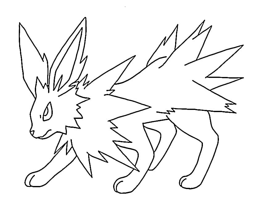 Coloriage Voltali Imprimable Gratuit