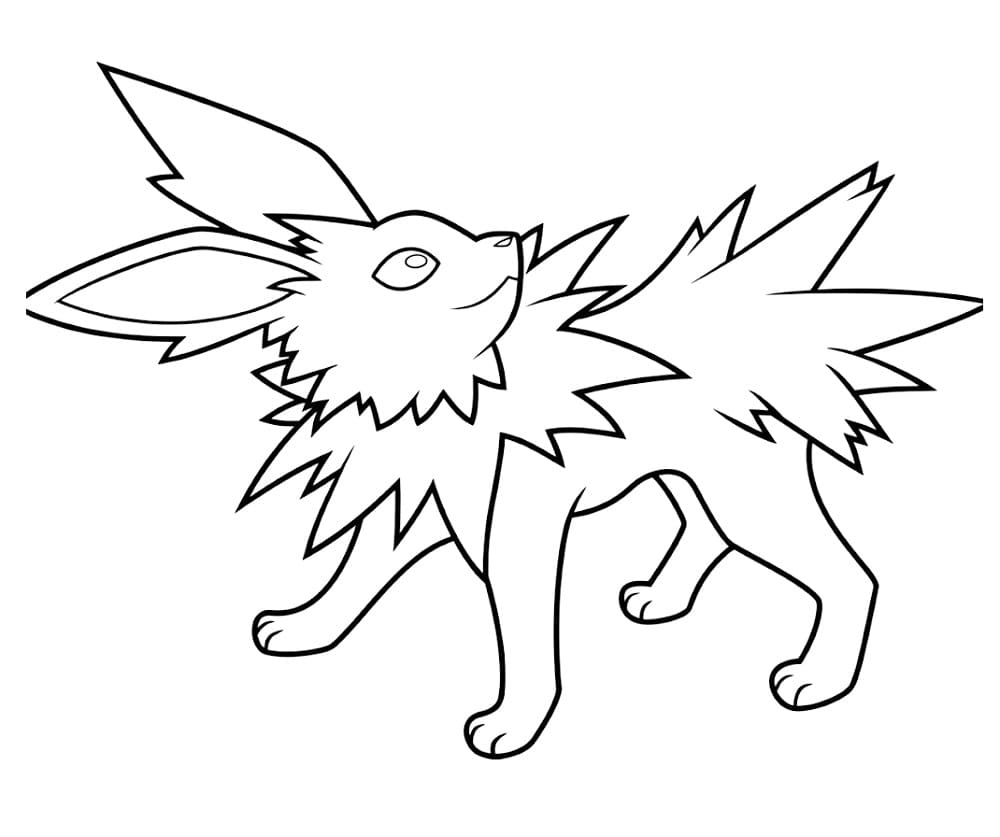 Coloriage Voltali Imprimable Pour les Enfants