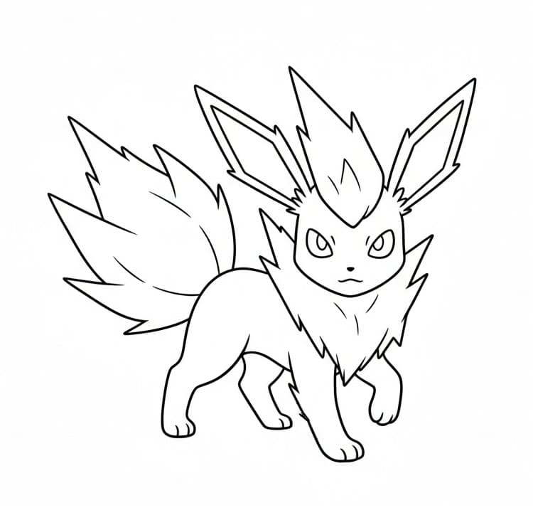 Coloriage Voltali incroyable