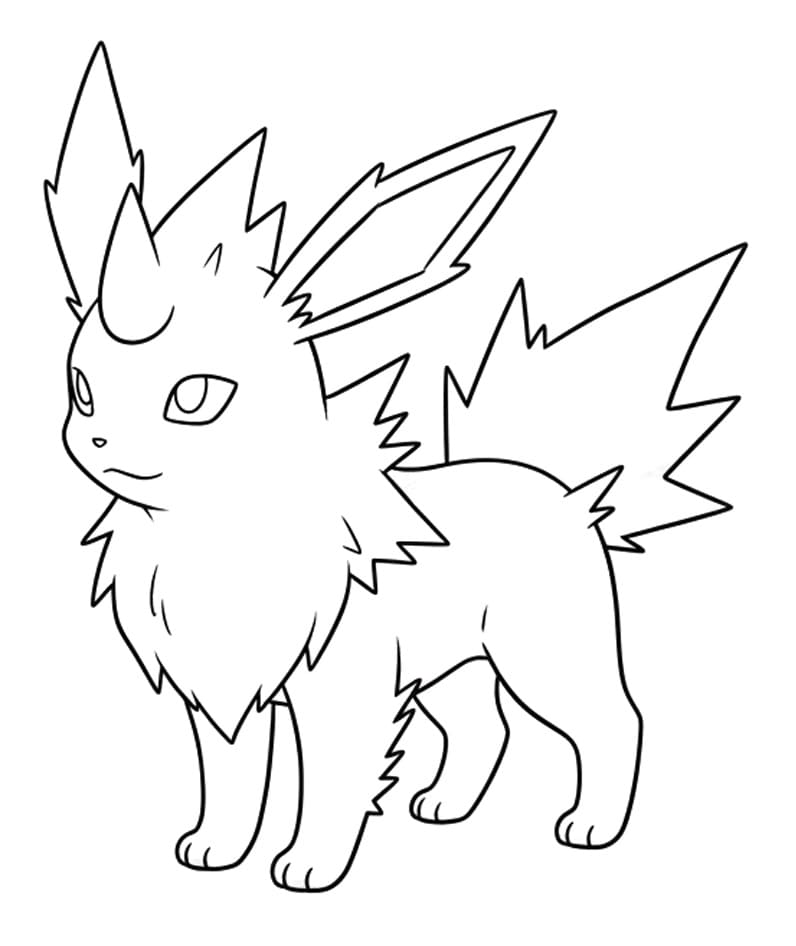 Coloriage Voltali simple