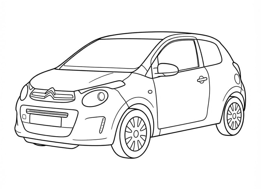 Coloriage Citroen C1