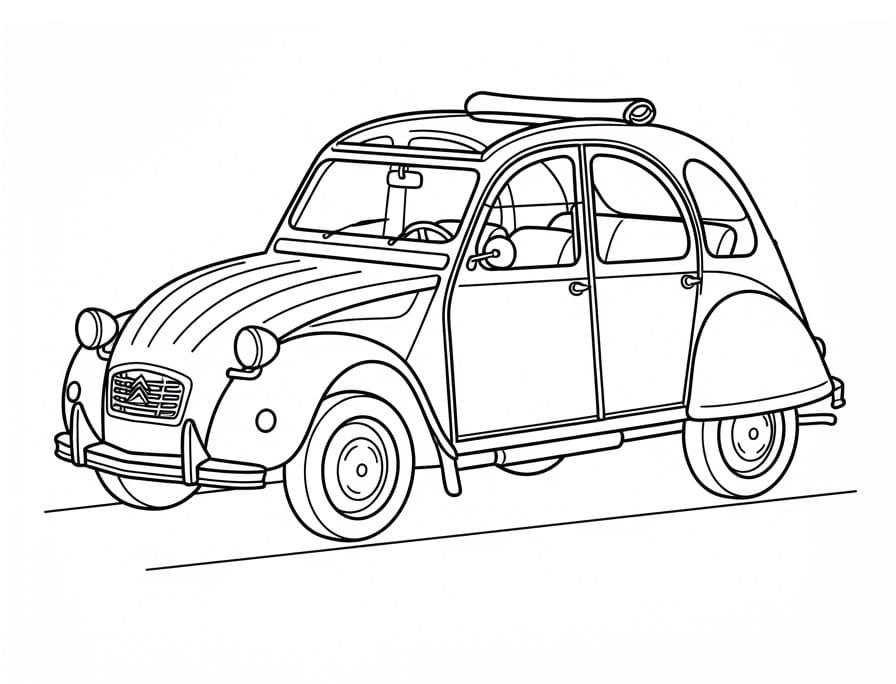 Coloriage Citroën normale
