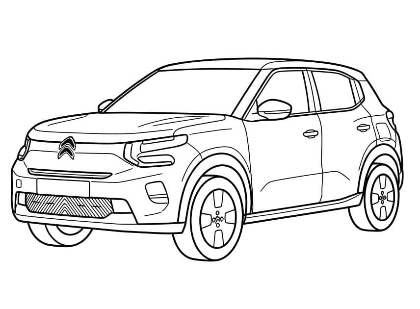 Coloriage Citroën parfaite