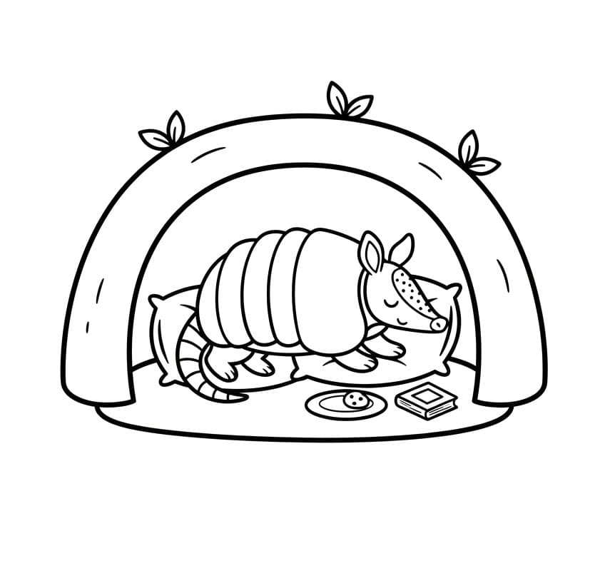 Coloriage Dessin de Tatou