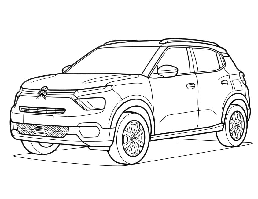 Coloriage Dessin Gratuit de Citroën