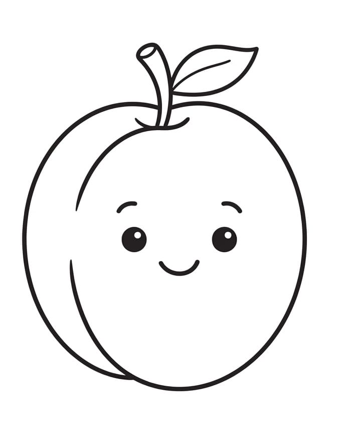Coloriage Jolie prune