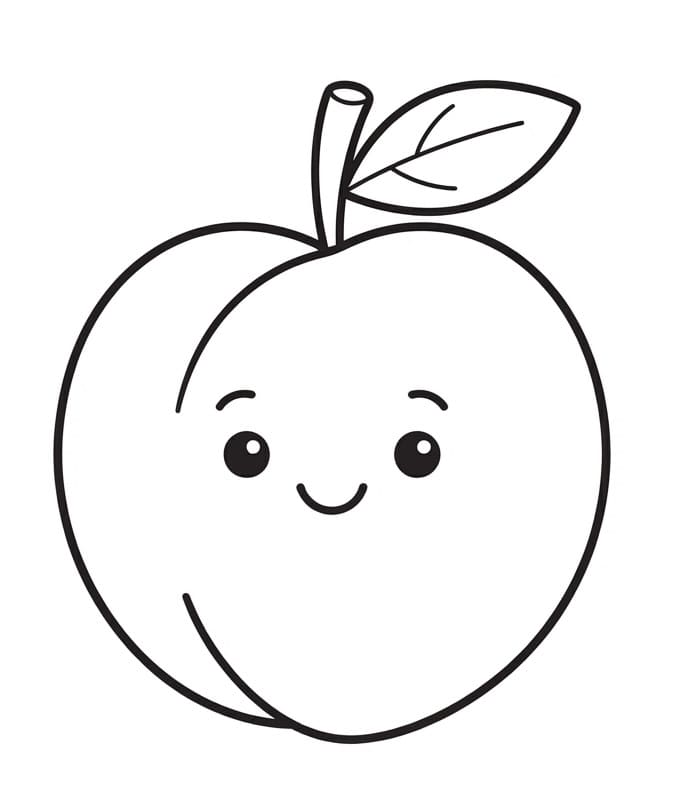 Coloriage Prune mignonne