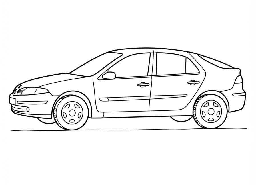 Coloriage Renault Laguna
