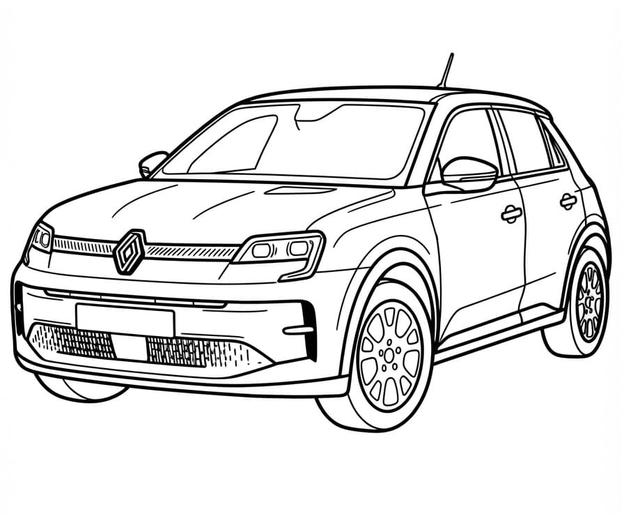 Coloriage Renault normale