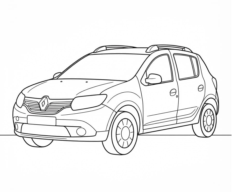 Coloriage Renault