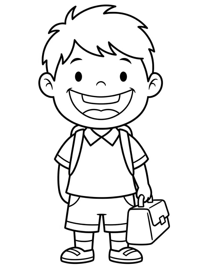 Coloriage Rentrée Scolaire 3