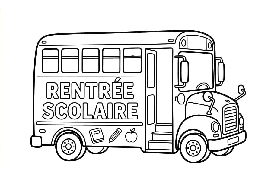 Coloriage Rentrée Scolaire Imprimable