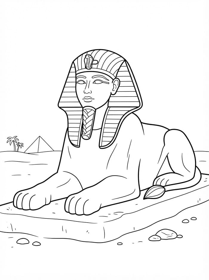 Coloriage Sphinx Gratuit