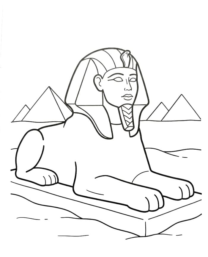 Coloriage Sphinx