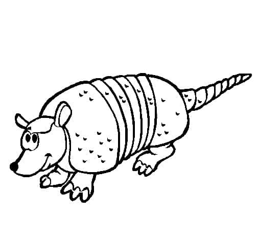 Coloriage Tatou Imprimable Gratuit
