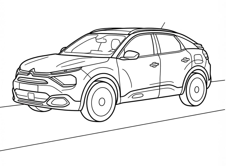 Coloriage Une Citroën géniale