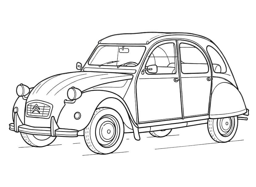 Coloriage Voiture Citroën