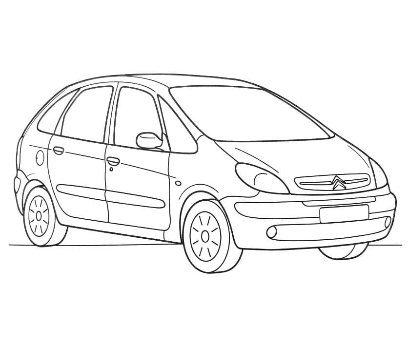 Coloriage Voiture Citroen C Picasso