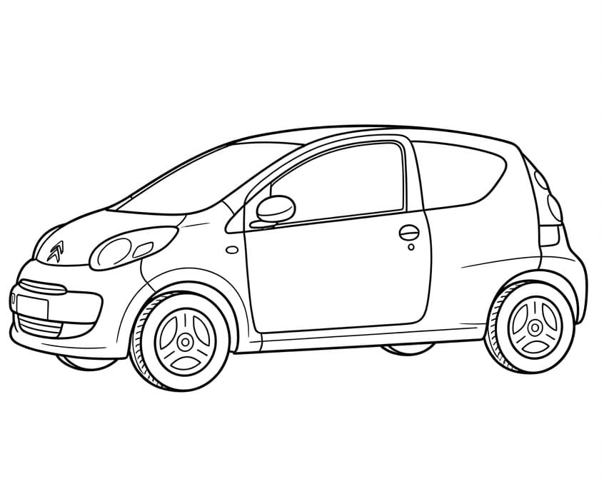 Coloriage Voiture Citroen C1