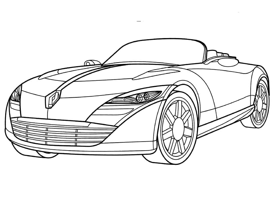 Coloriage Voiture Renault Nepta