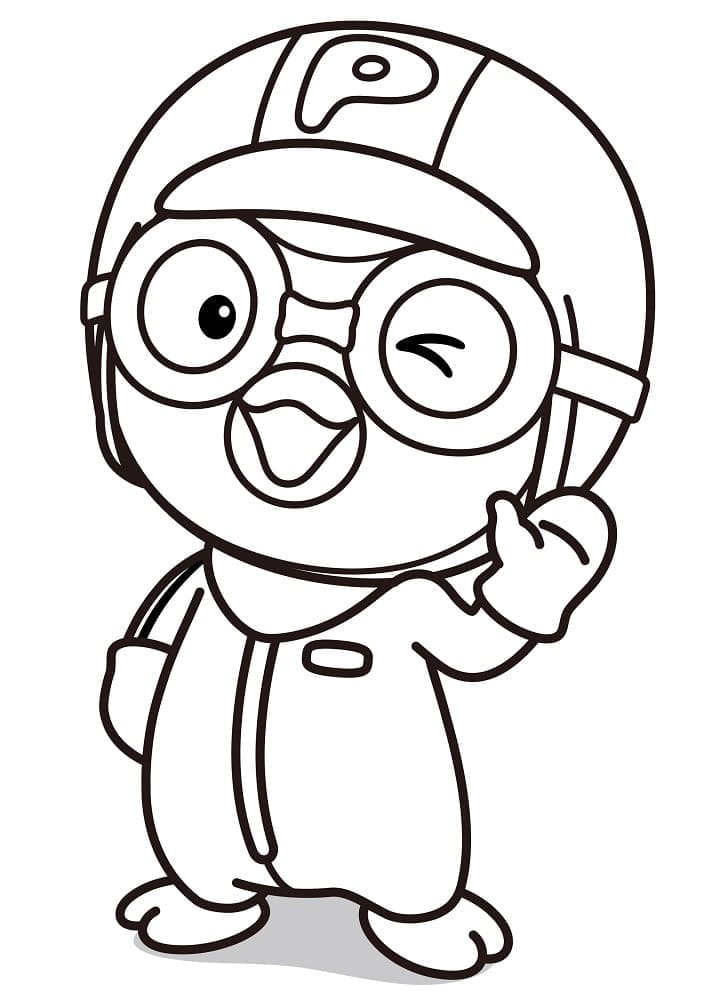 Coloriage Adorable Pororo