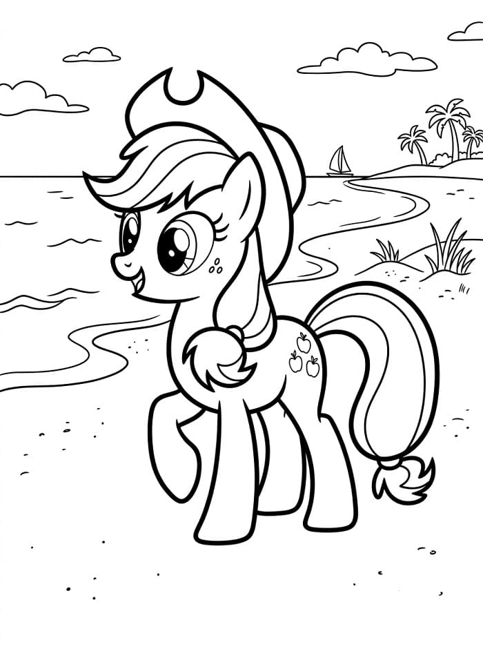 Coloriage Applejack