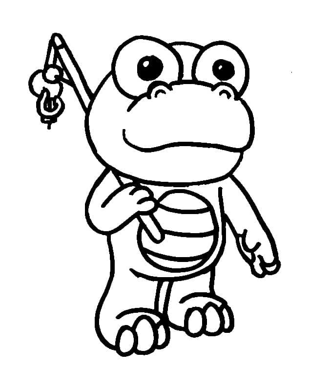 Coloriage Crong dans Pororo