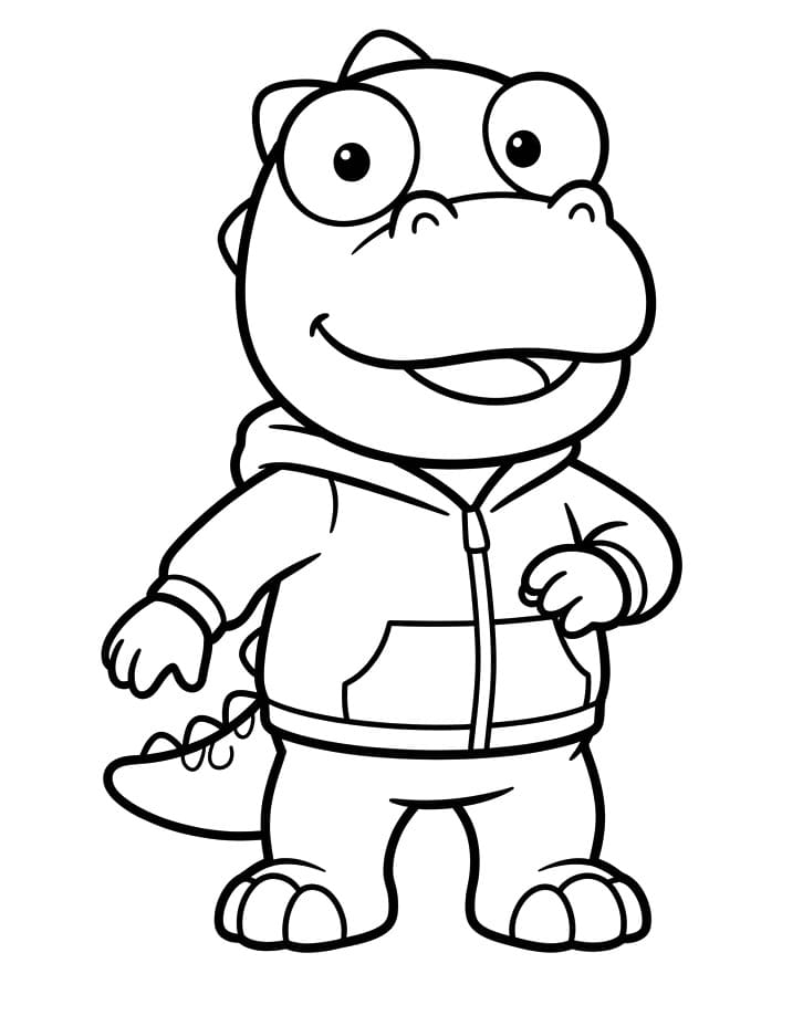 Coloriage Crong de Pororo