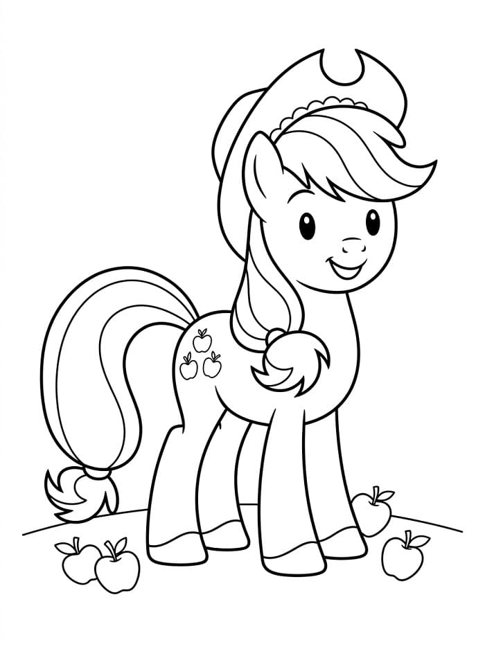 Coloriage Dessin d'Applejack