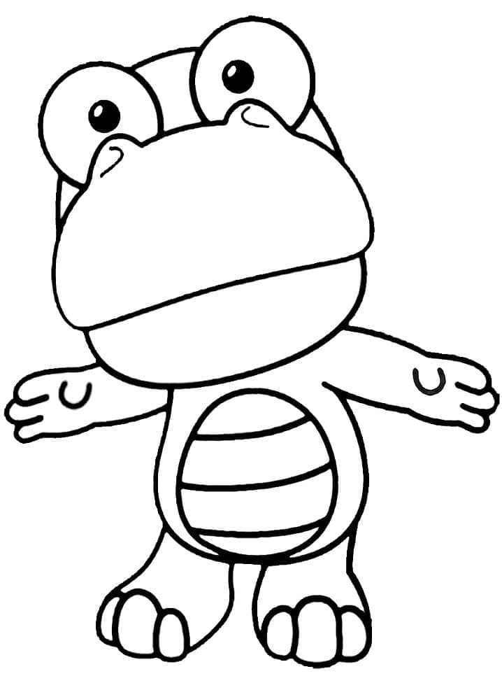 Coloriage Dessin de Pororo gratuit