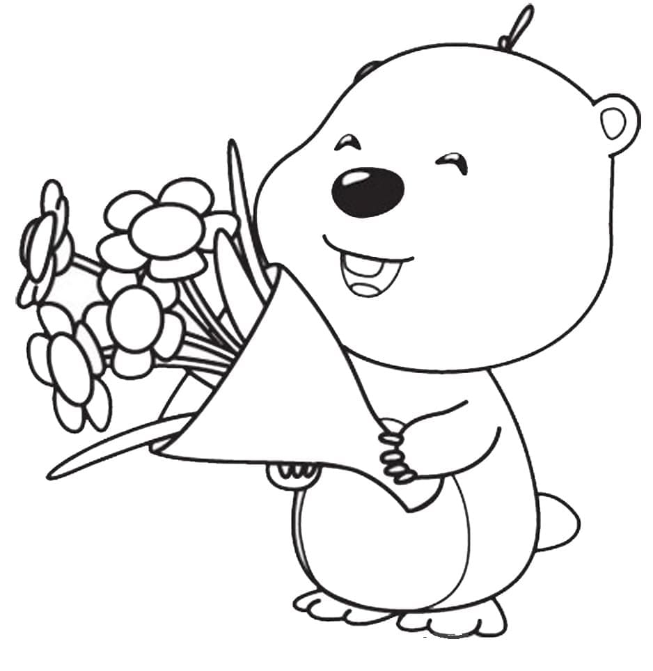 Coloriage Dessin gratuit de Pororo
