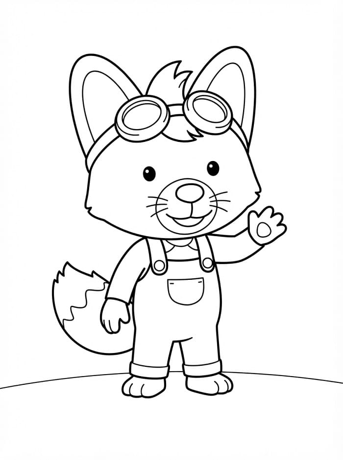 Coloriage Eddy de Pororo