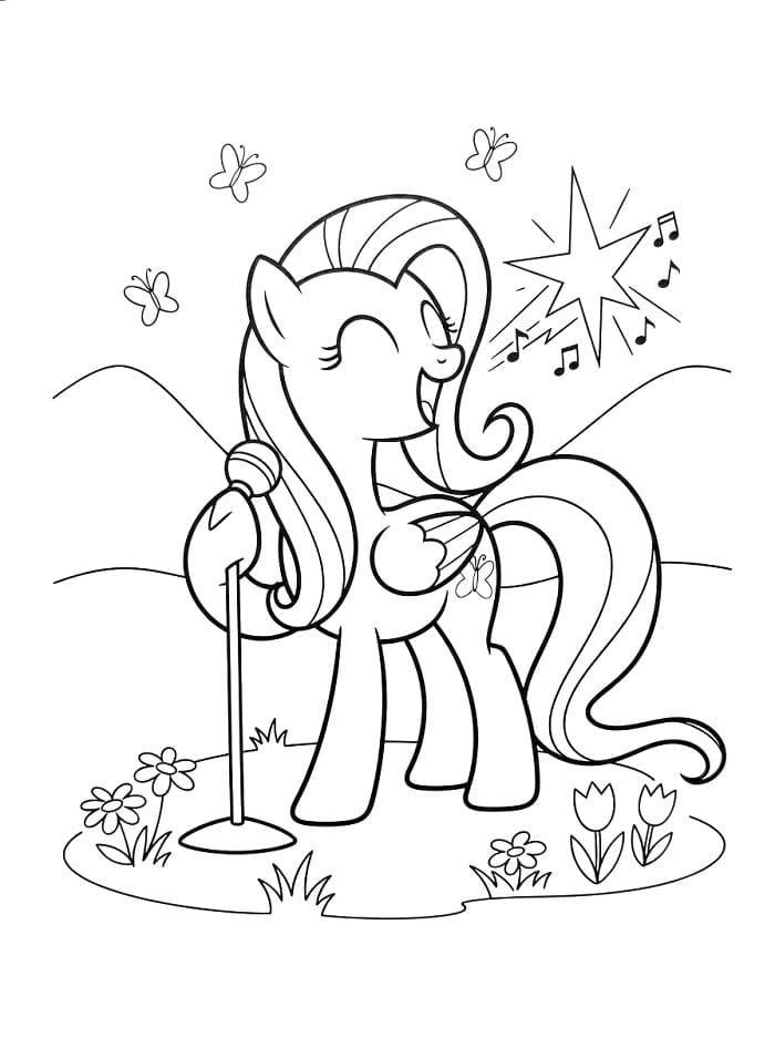 Coloriage Fluttershy