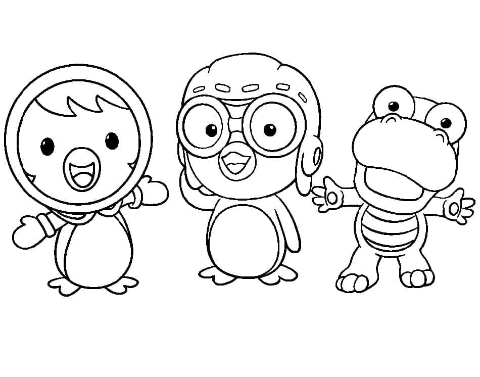 Coloriage Pororo