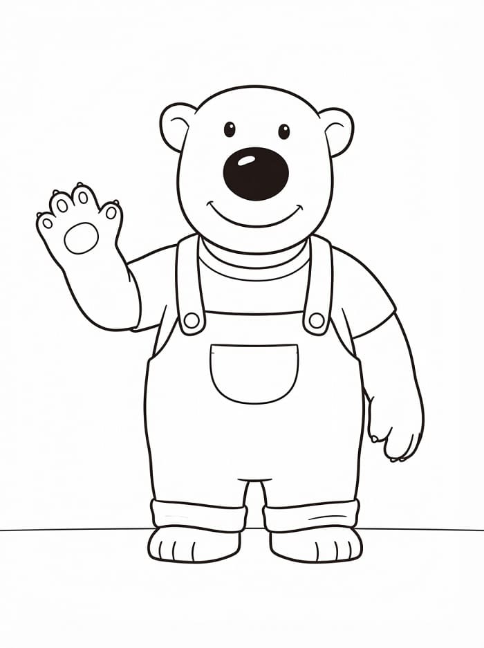 Coloriage Poby dans Pororo