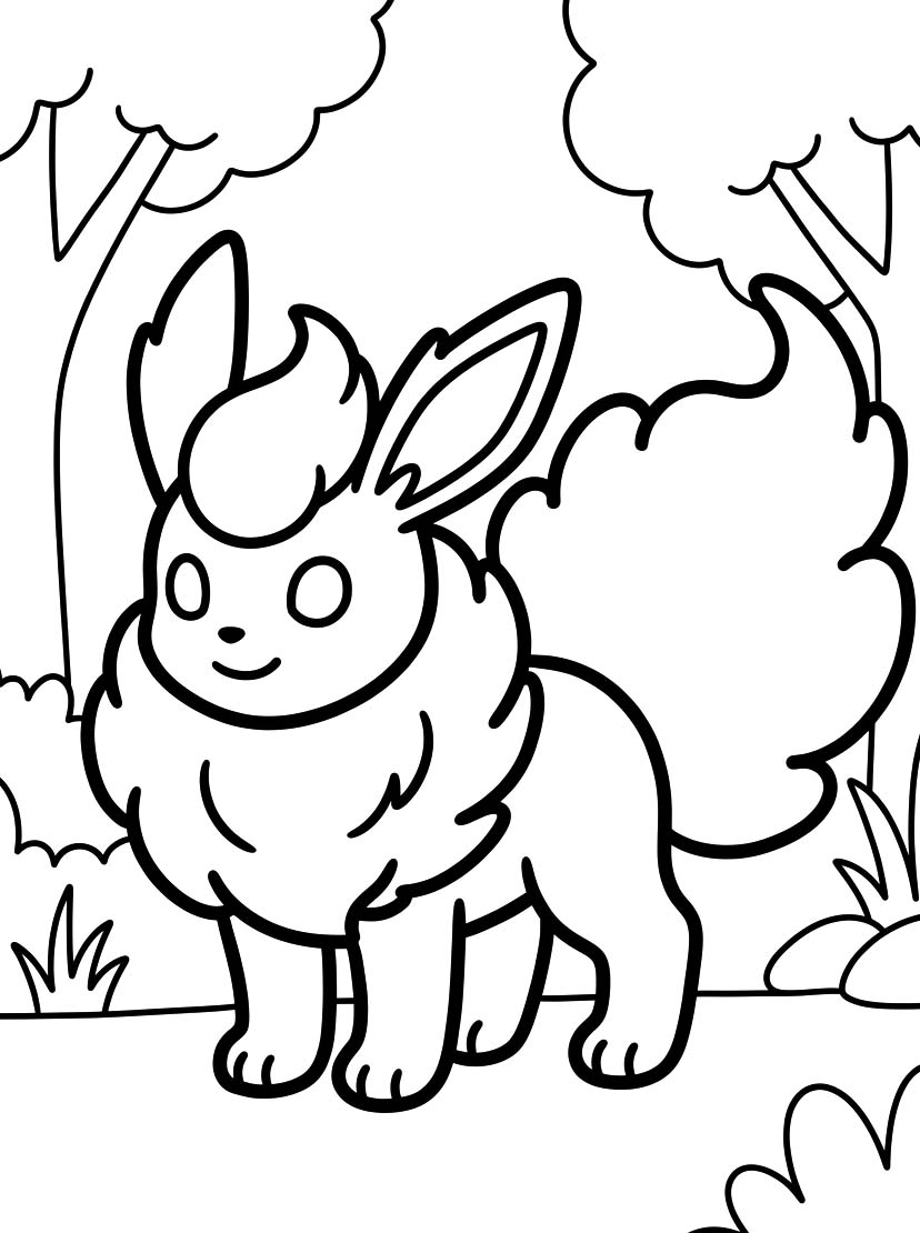 Coloriage Pyroli amical