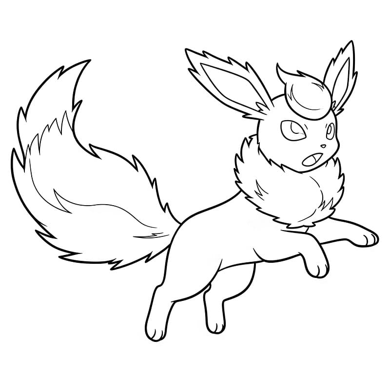 Coloriage Pyroli de Pokemon
