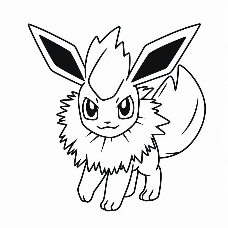 Coloriage Pyroli Gratuit Pour les Enfants