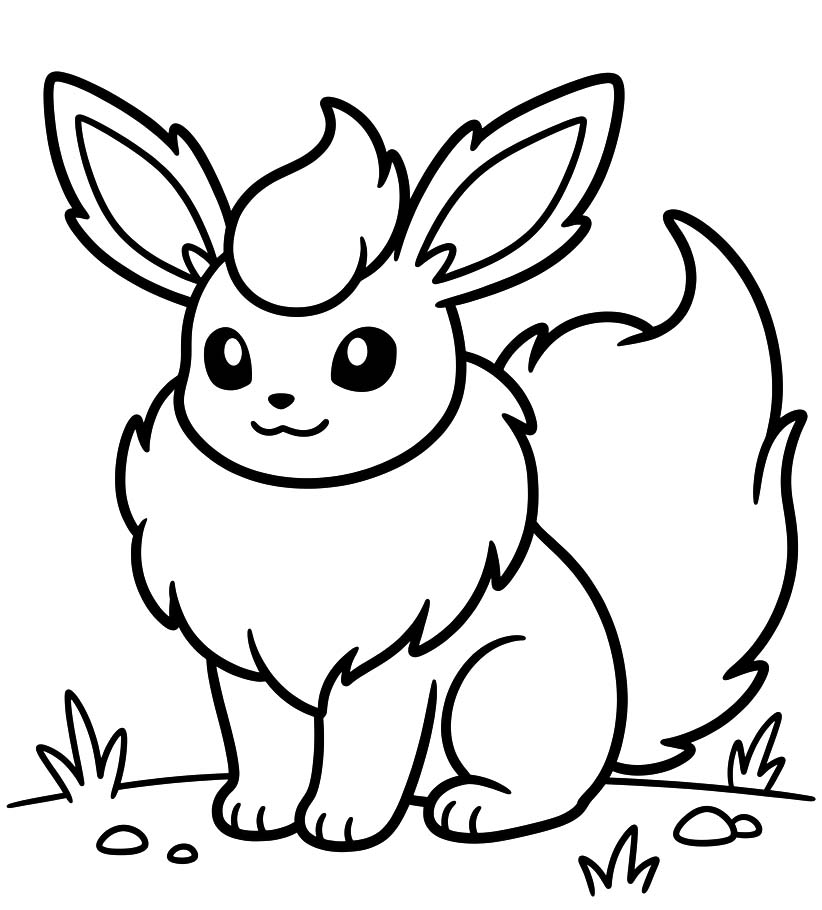Coloriage Pyroli mignon