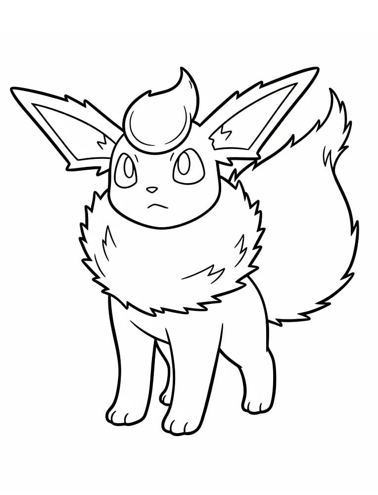 Coloriage Pyroli Pokemon