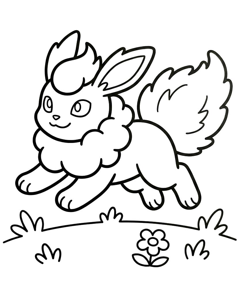 Coloriage Pyroli très mignon