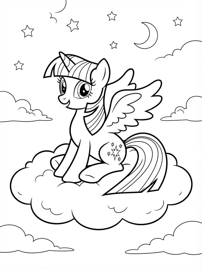 Coloriage Twilight Sparkle