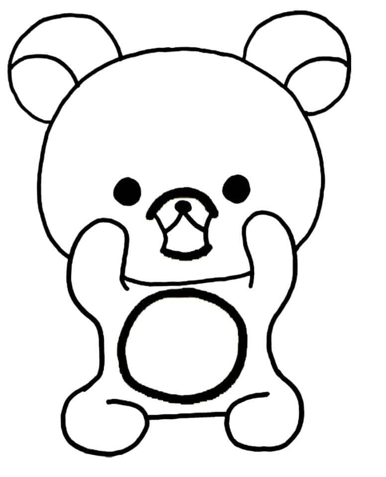 Coloriage Adorable Rilakkuma
