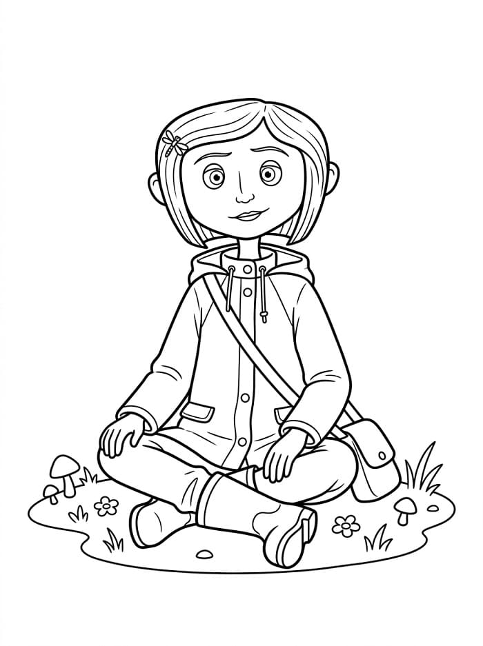 Coloriage Coraline