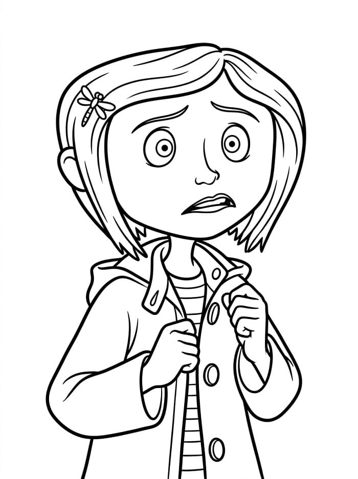 Coloriage Coraline Imprimable Gratuit
