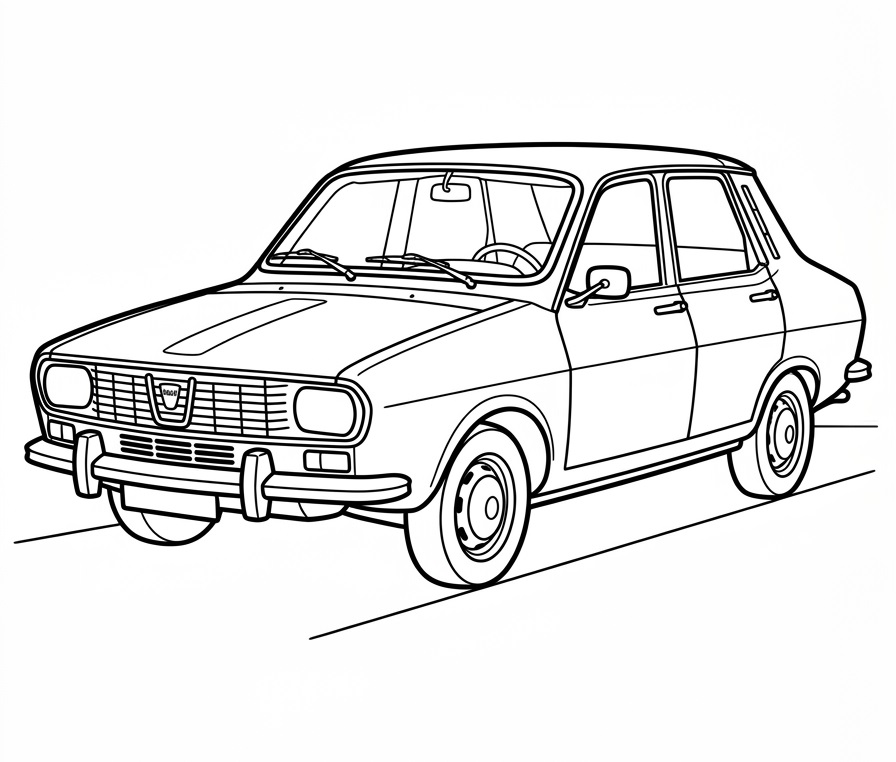 Coloriage Dacia classique