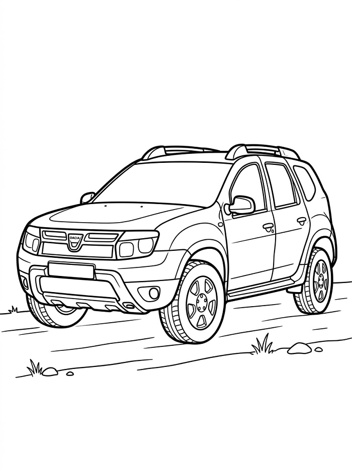 Coloriage Dacia Duster