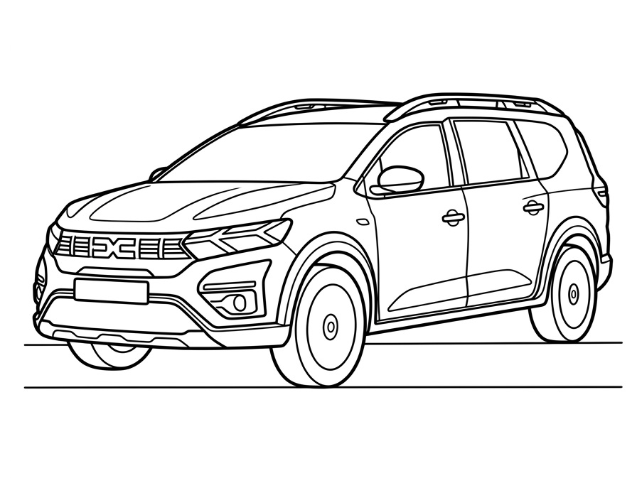 Coloriage Dacia Jogger