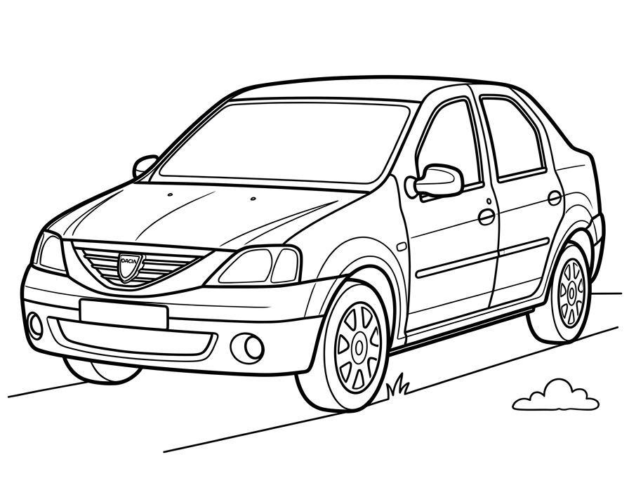 Coloriage Dacia Logan