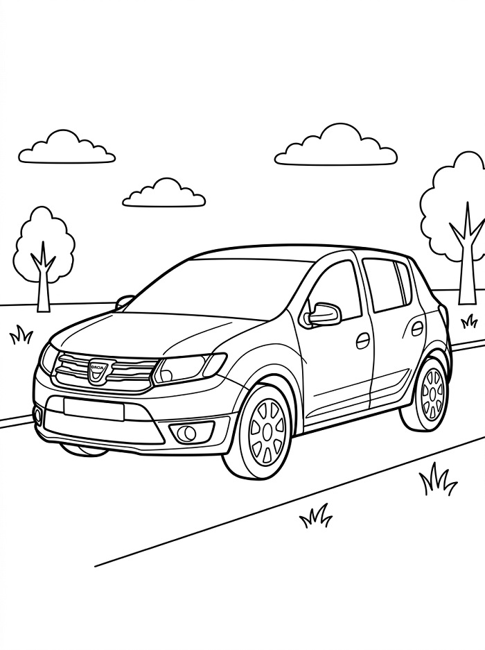 Coloriage Dacia